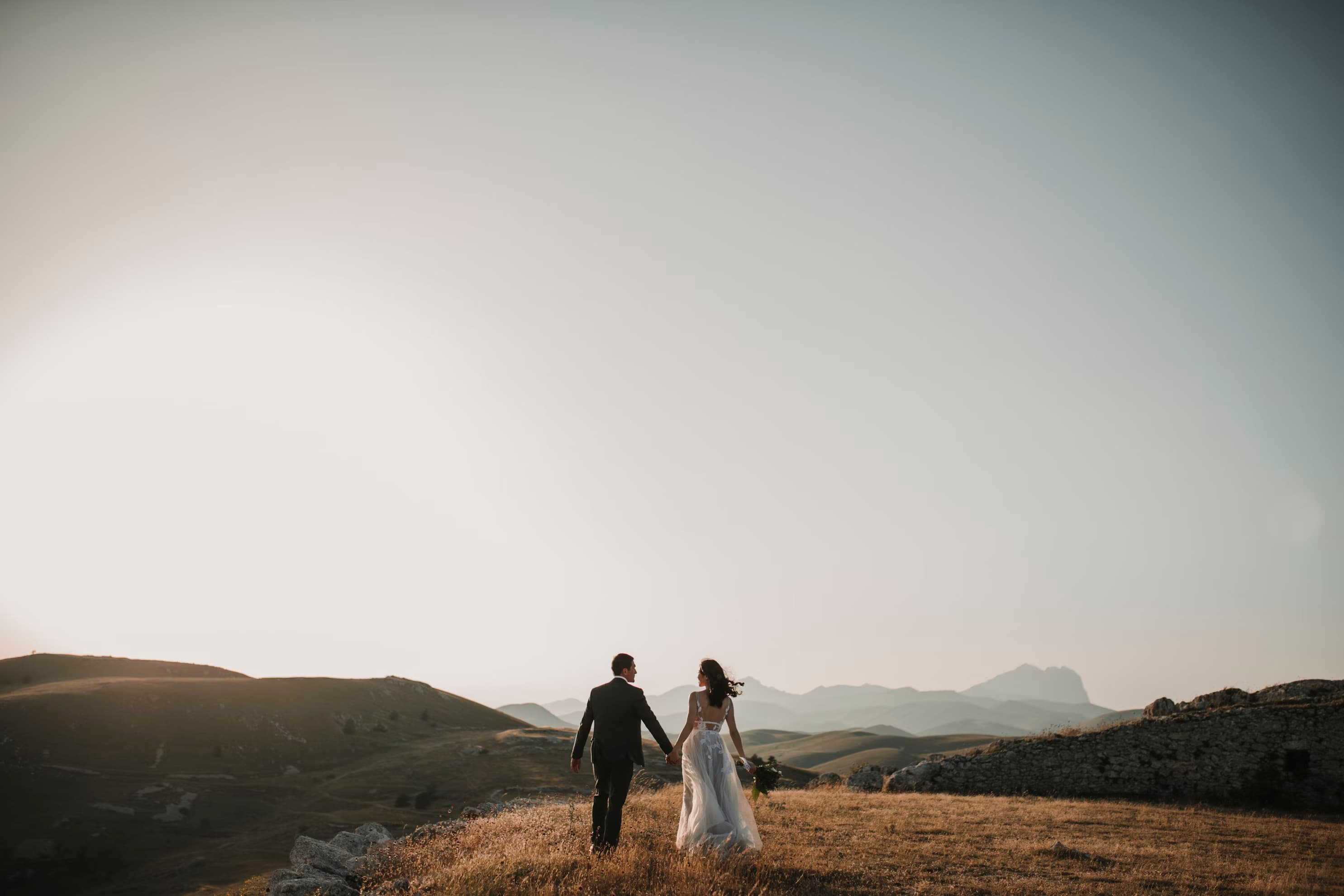 Beautiful wedding scene